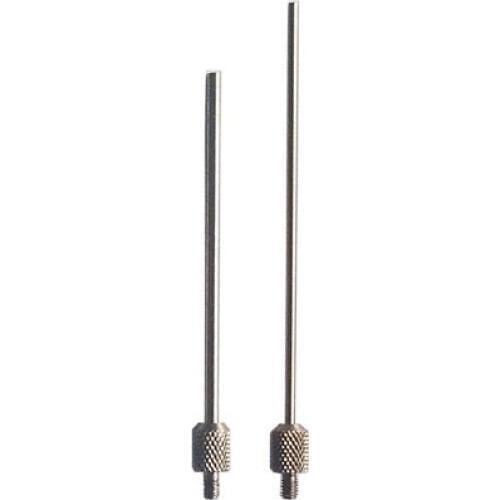 3pcs, M2.5*D1.5*L20,M2.5*D1.5*L30, M2.5*D1.5*L40 White steel flat gauge head for dial indicator dial gauge needle
