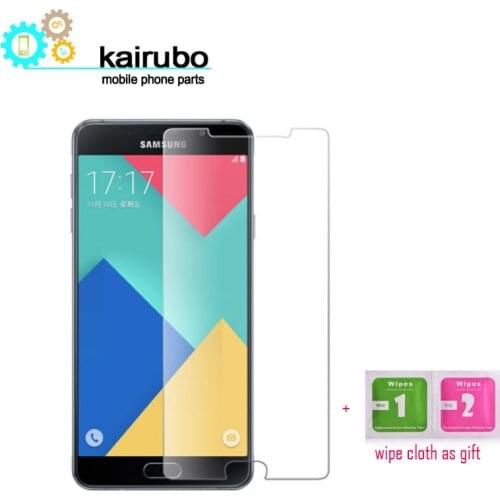 3D Curved Edge Full Cover Premium Tempered Glass Screen Protector Film for Samsung Galaxy A7 A710F A710 A7100 A710M, 100PCS DHL