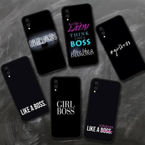 Boss Phone Case for Xiaomi Redmi 7 8 9t 6 9se max3 lite 9 note 9 10 pro Huawei honor Mate P 9 10 20 30 40 Pro 7 8 a x Lite