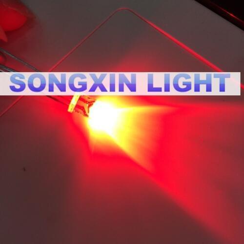 Red Colour New 500 PCS 3mm Round LED Bright Light-Emitting Diodes Component Set 620-625NM 2.0-2.4V F3 I=20MA