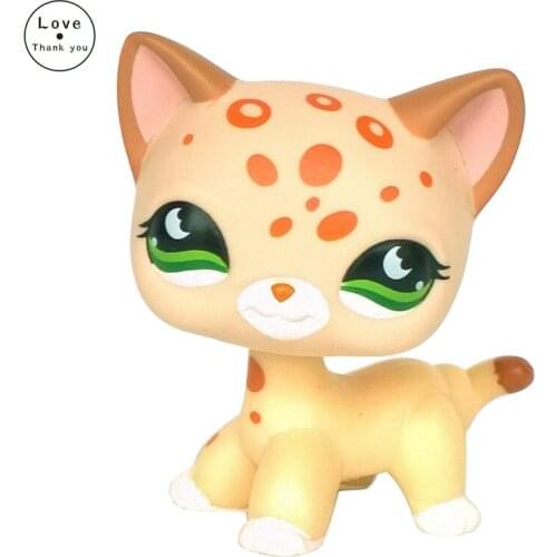 Lps Cat Pet Shop Toys Cute Doll Animal Short Hair Cat Dachshund Dog Collections Standing Figure Children Play Toy Gift