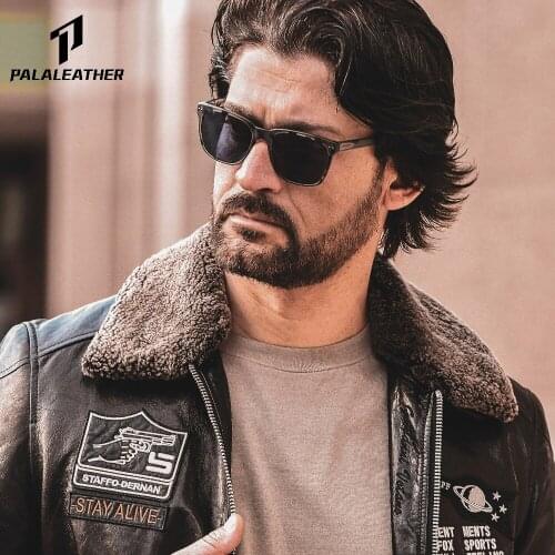 3D Embroidered Vegetable Tanned Goatskin Moto Jacket