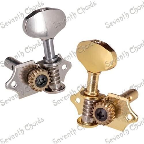 A Set 3R3L18:1 Gear Ratio Vintage Open Gear String Tuners Tuning Pegs Key Machine Head for Acoustic Classical Guitar