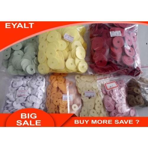 Wholesale 500 PCS Piano Repairing Tool keyBoard Piano Tuning Tool Big Paper Lap Refers to the Washers 0.1MM 0.2MM 0.3MM