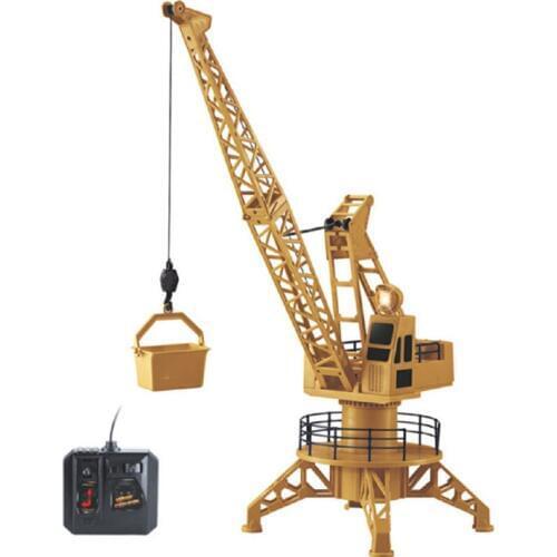 Rc Remote Control Simulation Crane Construction Toys Rc Crane Tower Rc Truck Model Toys 360 Degree Rotate Birthday Gifts