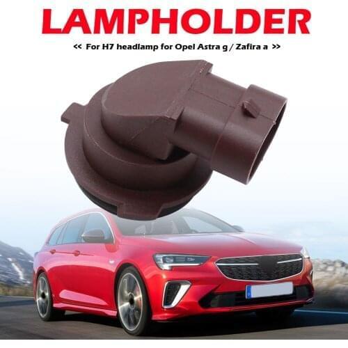 Retainer Headlamp Socket Adapter H7 Headlight Bulb Socket Low Beam Headlamp Bulb Holder for Opel Astra G Zafira A