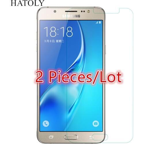 SFor Glass Samsung Galaxy J7 2016 Tempered Glass for Samsung Galaxy J7 2016 Screen Protector for Samsung J7 2016 Glass HATOLY