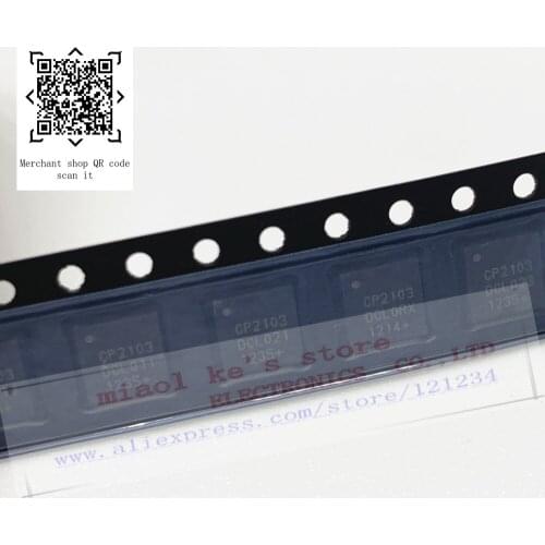 [5pcs-10pcs]100%New original: CP2103-GMR CP2103-GM CP2103 - IC CTRLR BRIDGE USB-UART 28MLP
