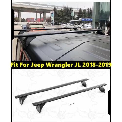 Roof Rack Cross Rail Bar ABS Plastic Aluminum Alloy For Jeep Wrangler JL 2018-2019