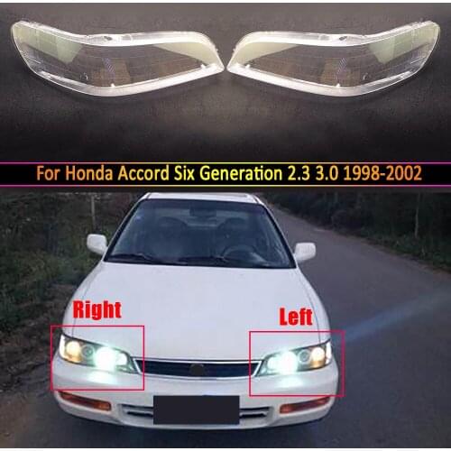 Headlamp Cover Transparent Lampshade Lamp Shade Headlight Shell For Honda Accord Six Generation 2.3 3.0 1998 1999 2000 2001 2002