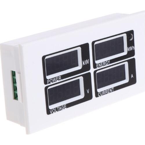 ANENG 4in1 Digital Ammeter Voltmeter Watt Power Energy Meter AC 80-260V 100A PZEM-004