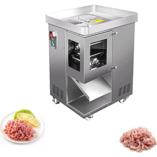 Electric meat cutting machine for pork steak lamp chop or shredding no bone only