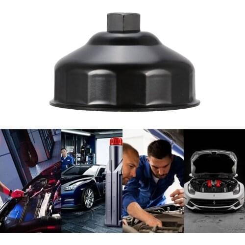 Oil Filter Wrench 86mm 16 Flutes End Socket Square Drive Cap Remover Tool Mini Auto Car Repair Tools