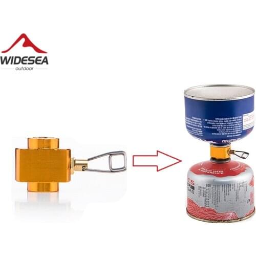 Widesea Camping Stove Propane Refill Adapter Gas Burner Gas Filling Butane Cylinder Tank LPG Saver Camping Equipment