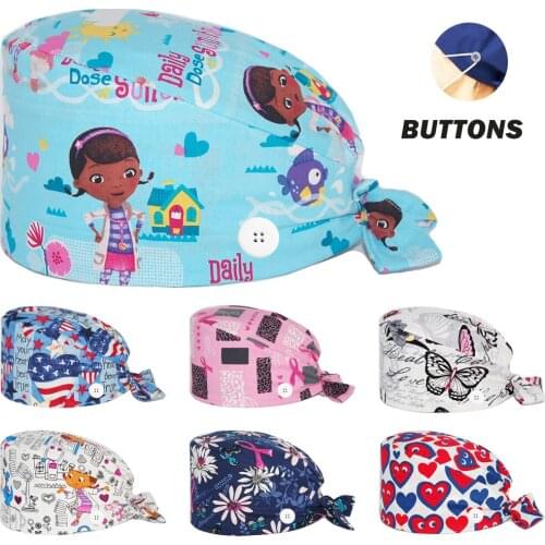 Cotton surgicals caps women men nursing accessories cap pet laboratory shop scrubs caps Dentaire chirurgie farmacia nutrix hats