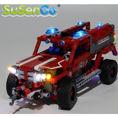 SuSenGo LED Light kit For 42075 Technic Series First Responder Compatible with 20079 10824 ,NO Model