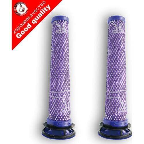 2pcs/lot Vacuum Cleaner accessories Parts Pre Motor Washable HEPA Filter Motor Head for Dyson v6 v7 v8 dc62 DC61 DC58 DC59 DC74