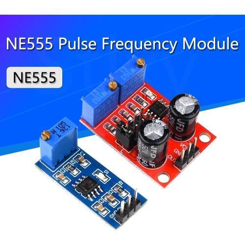 NE555 Pulse Frequency Duty Cycle Adjustable Module Square Wave 5V-12V Signal Generator