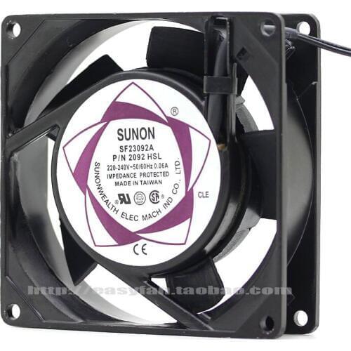 Brand new SUNON SF23092A 2092HSL 9225 220V cooling fan