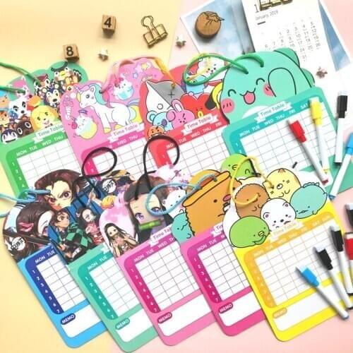 Portable Cartoon Kid Painting Book Double-sided Erasable Drawing Book Animal Graffiti Writing Board Supplies Kids Learning