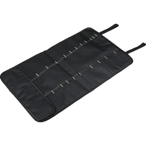 Chef Knife Roll Bag with 22 Slots for Kitchen Utensils, Water Resistant and Durable Oxford Cloth