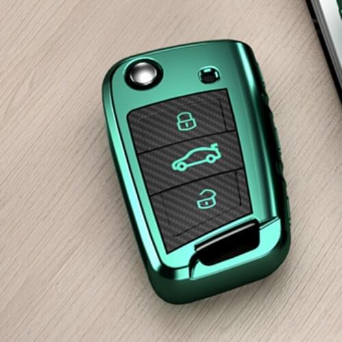 High quality Car Key Folding Cover fob Case For Volkswagen VW Golf 7 Tiguan L Lamando Bora Lavida plus Touran Lamando styling