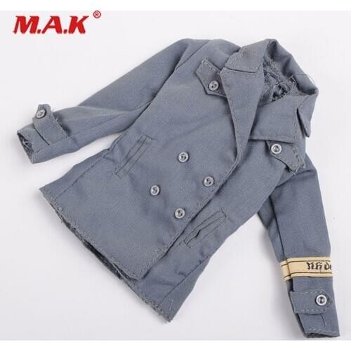 1:6 scale woman clothes DML WWII female soldiers blue uniform suit short skirt clothing set for 12" action figure body