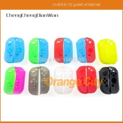 1set/lot New Handle Soft Silicone Case For Nintend Switch NS Controller Protective Cover Silicone Case