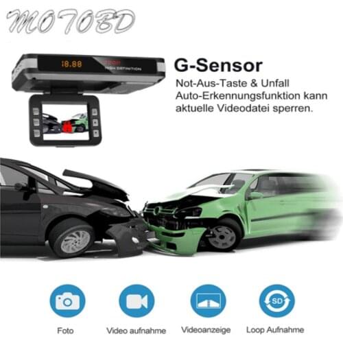 2022 New 2 In 1 Anti Laser Car Radar Detector G-sensor DVR Camera Recorder Russian & English Version