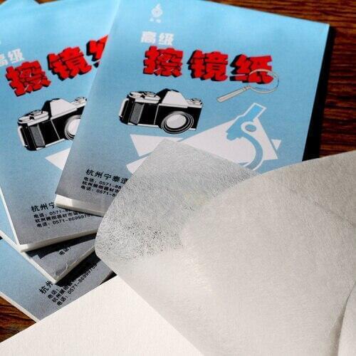 20PCS 10*7.5cm 50 sheets DSLR Camera Lens Tissue Cleaning Paper Professional Lens Paper Sheets For Canon 6D Nikon Sony