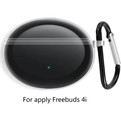 2021 New Anti-fall Waterproof TPU Clear Protective Silicone Case Protector Cover for Huawei freebuds 4i Earphone