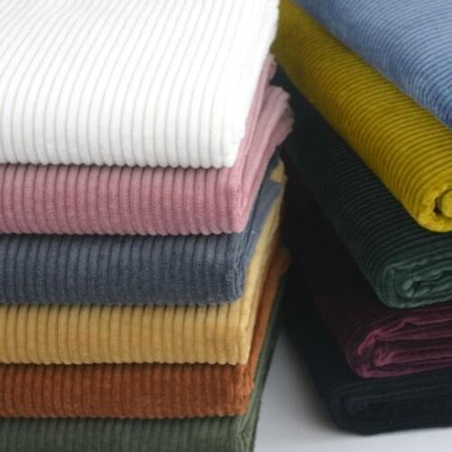 50*150cm Corduroy Fabric High-end Garment Fabric Fabric Thick Pure Cotton Fabric Bib Jumpsuit Group Coat Pants Fabric