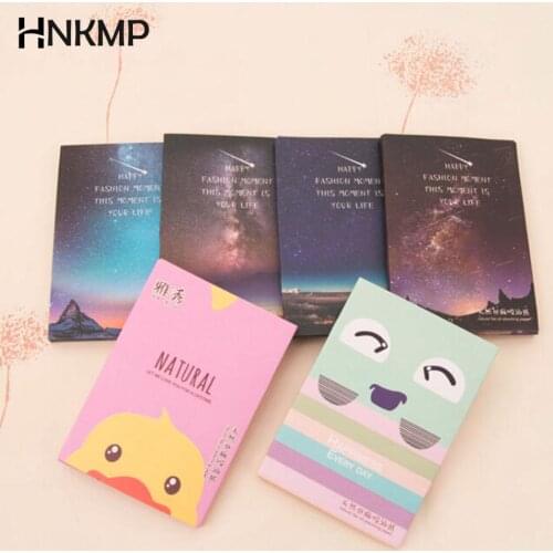 New 50 Sheets/Pack Makeup Facial Face Clean Oil Absorbing Blotting Papers Beauty Tools Pattern Random