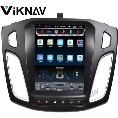 2 din android car radio for Ford focus 2012 2013 2014 2015 2016-2018 multimedia player GPS navigation stereo receiver screen
