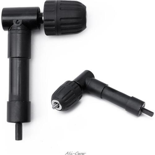 3/8" Right Angle 90 Degree Cordless Drill Attachment With Keyless Chuck