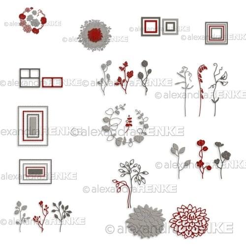 CH 2021 New Arrival Leaves and Frame Metal Cutting Dies Embossing Scrapbooking Stencil Craft Cut Dies For DIY Card Hand