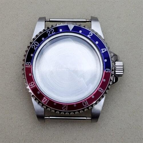 Watch accessories stainless steel case 39.5mm, suitable for Japan nh35, nh36 movement