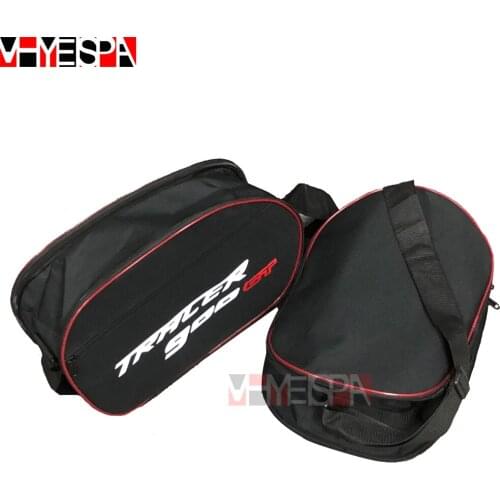 Black FOR YAMAHA TRACER 900GT 900 GT Motorcycle PANNIER LINER BAGS Luggage Bags saddle bag lining bag storage bag 2018 2019