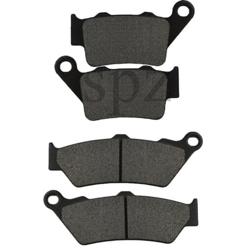 Motorcycle Front + Rear Brake Pads Disks for BMW G 650 GS (2009-2015) G650 G650GS LT209-208
