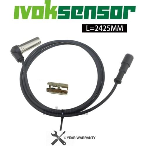 DT 6.61918 L=2425mm Heavy Truck 90 Degree ABS Sensor Cable Wheel Speed Sensor For RENAULT RVI Midlum 4410328740 5010457045