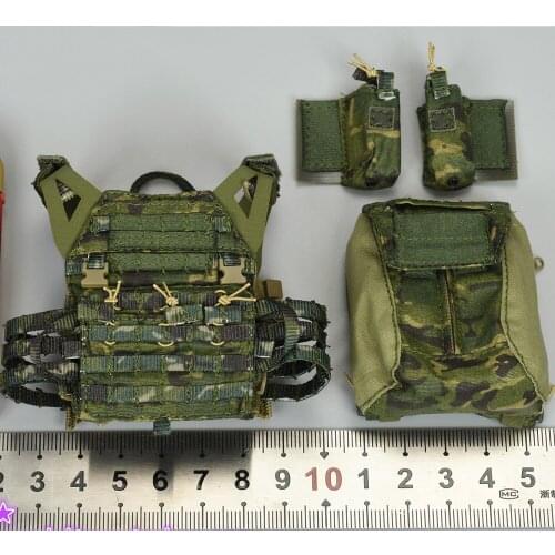 Easy Simple ES 1/6th 06028 B Military Equipment Chest Hanging Vest Model For 12inch Body Doll Accessories