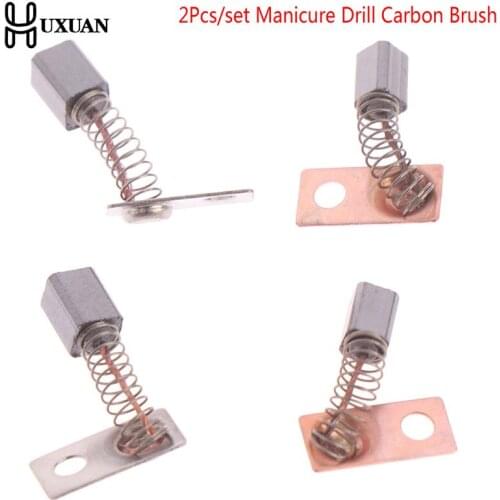 2pcs Carbon Brush Strong 210 102L 105L 90 204 Handle Carbon Brush All Strong Universal Manicure Drill Accessory