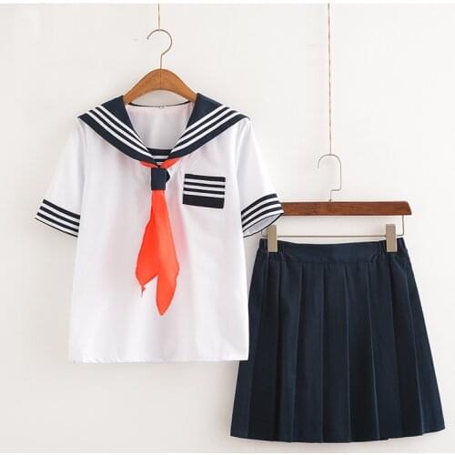 New Style Japanese Anime Jigoku Shojo Cosplay Costume Hell Girl Manga Cosplay Costumes JK Students School Uniforms Sailor Suit