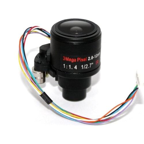 Motorized Zoom Lens 2.8-12mm 3MP Autofocus Chuangwei Lens HD Network Lens CCTVLENS Camera Accessories