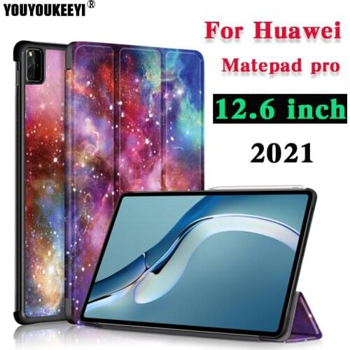 NEW Case For HUAWEI MatePad Pro 12.6 inch 2021 5G WGR-AN19 WGR-W19 12.6 Tablet Shell Stand Cover Strong Magnetic Adsorption Case