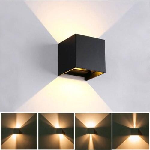 Outdoor Waterproof Garden Wall Lamp Modern Teen Room Wall Sconces Interior Lighting Nordic Style Simple Porch Yard Wall Lights