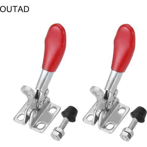 OUTAD 2Pcs CNC Fixture Quick Clamp Fixture Plate Engraving Machine Fastening Platen Quick Clamp For Holding Engraving Material
