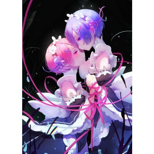 Anime 3D Bedding Bed Sheet Bedsheet Quilt 150*200cm Animation Blanket Rem Re Zero kara Hajimeru