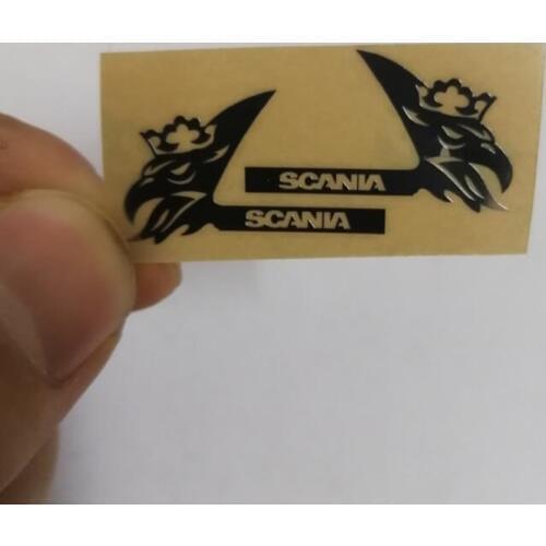 Rc car doorknob stickers for tamiya 1/14th scale R470 R620 56323 R730 tractor trailer toys truck