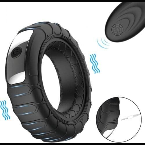 Vibrating penis ring sexitoys for men Sleeve for penis эрекционное кольцо Ring cock Male masturbator vibrator for men cock ring